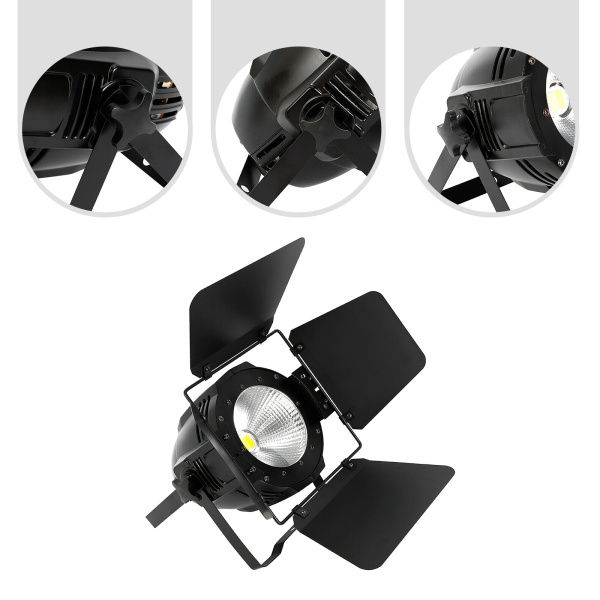Foco LED 200 W, luz fría para escenarios, 2 en 1, foco COB exterior, luz de teatro, luz blanca cálida, panel de sonido DMX Foco LED 200 W, luz fría para escenarios, 2 en 1, foco COB exterior, luz de teatro, luz blanca cálida, panel de sonido DMX