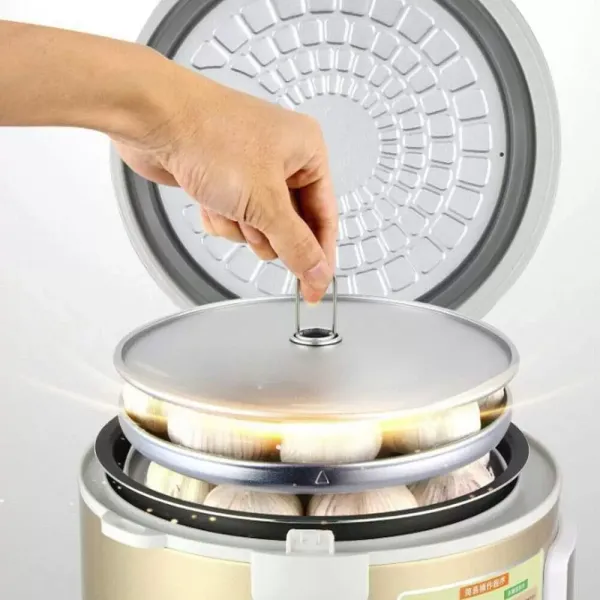 5L Máquina automática de ajo Negro
