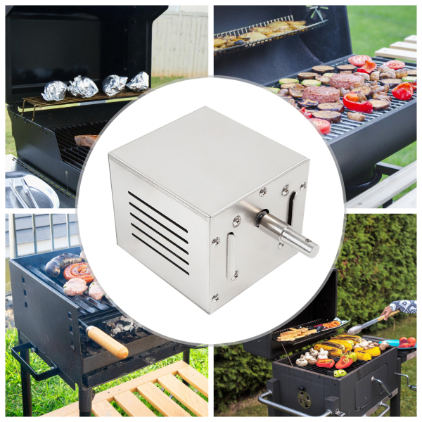 Motor eléctrico de acero inoxidable de 25 W- motor de asado para barbacoa- asador- pincho giratorio Motor eléctrico de acero inoxidable de 25 W- motor de asado para barbacoa- asador- pincho giratorio