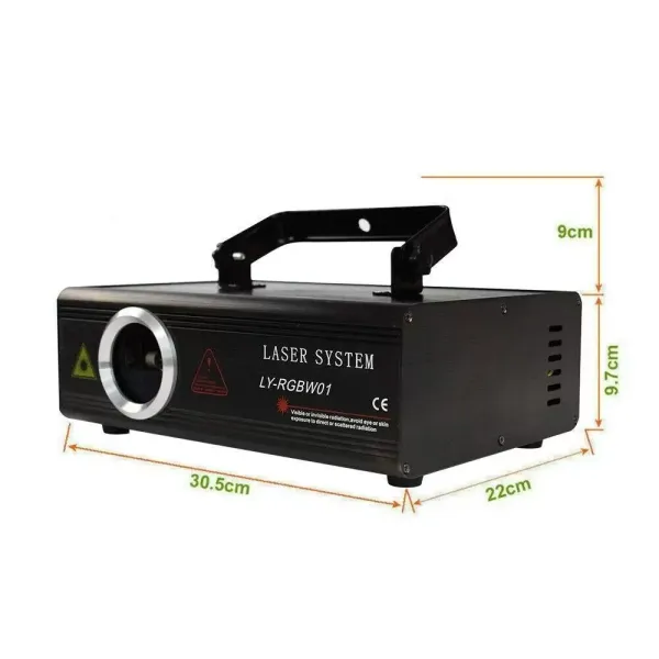 La luz RGB 500mW 3D Beam Efectos de iluminación de escenario La luz RGB 500mW 3D Beam Efectos de iluminación de escenario