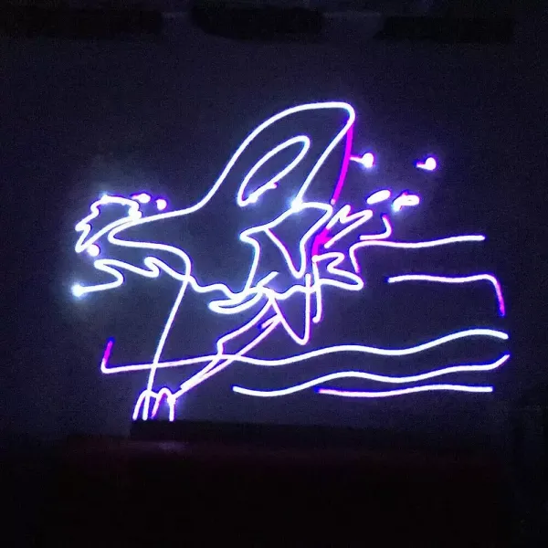 La luz RGB 500mW 3D Beam Efectos de iluminación de escenario