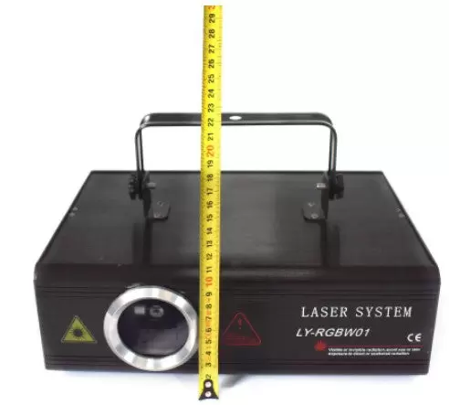 La luz RGB 500mW 3D Beam Efectos de iluminación de escenario