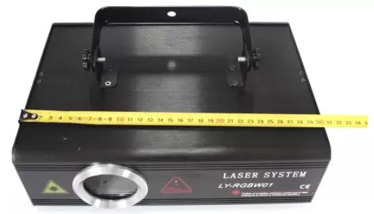 La luz RGB 500mW 3D Beam Efectos de iluminación de escenario