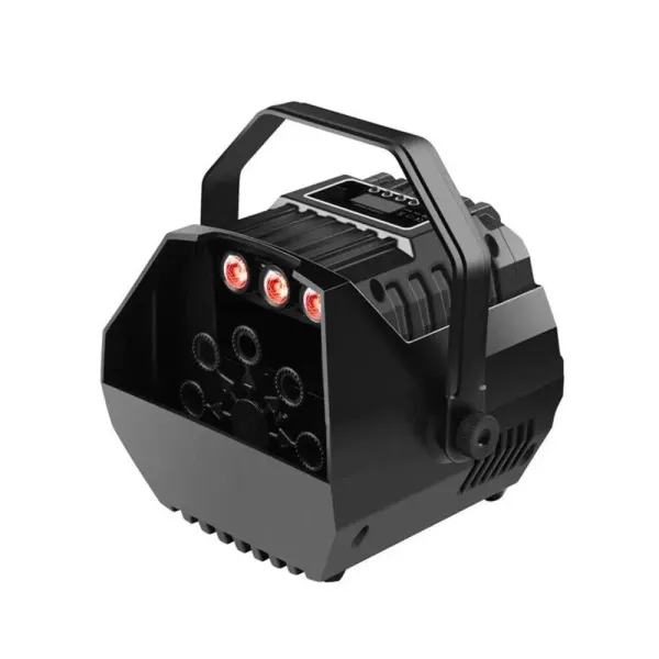 Máquina de espuma con efecto de partes, 15 W, LED RGB portátil, dispositivo de burbujas de luz con mando a distancia