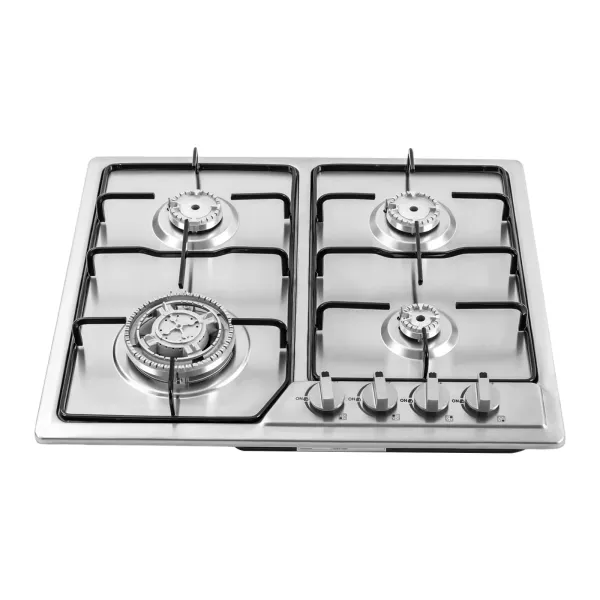 Encimera de gas integrada con 4 quemadores, para gas natural, propano