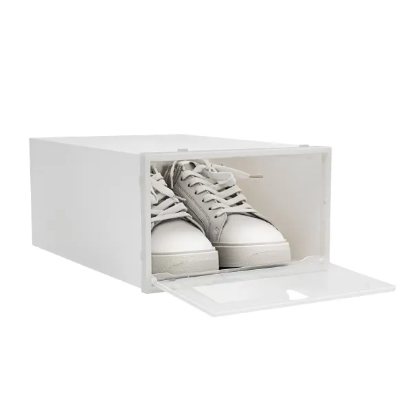 20x caja de almacenamiento caja de zapatos,caja plegable de plástico, transparente con tapa, 33 x 23 x 14 cm 20x caja de almacenamiento caja de zapatos,caja plegable de plástico, transparente con tapa, 33 x 23 x 14 cm