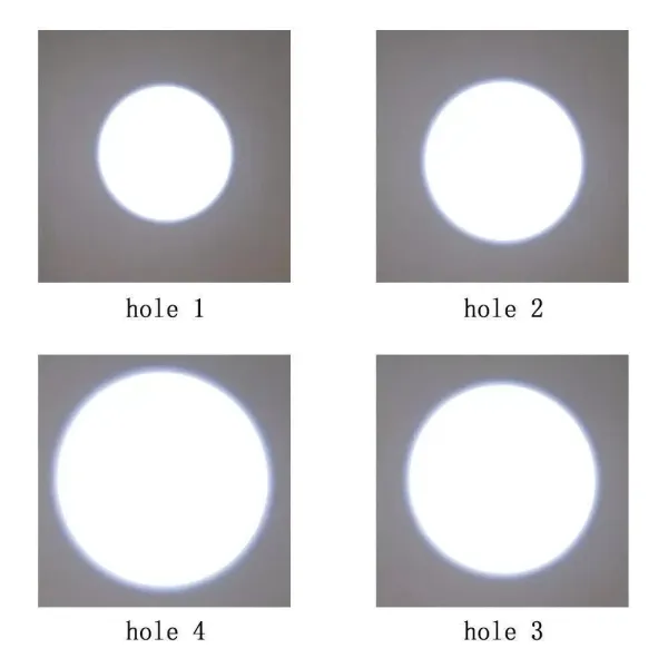 Foco LED de 15 W, 5500 K, luz de efecto, iluminación de escenario, 15 W, 4 orificios