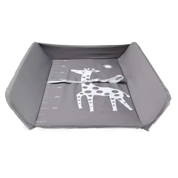 Cambiador plegable y portátil, con cesta de almacenamiento lateral equipada con ruedas antideslizantes para bebés de hasta 12 meses