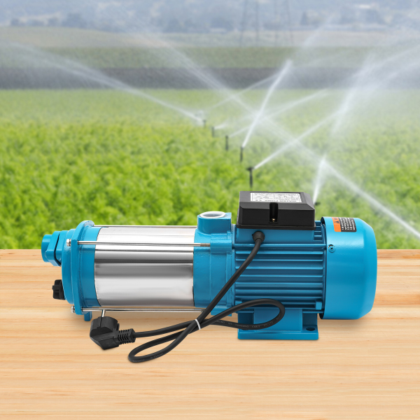 Bomba centrífuga de jardín de 1300W, control de bomba de acero inoxidable