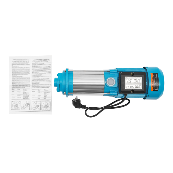 Bomba centrífuga de jardín de 1300W, control de bomba de acero inoxidable