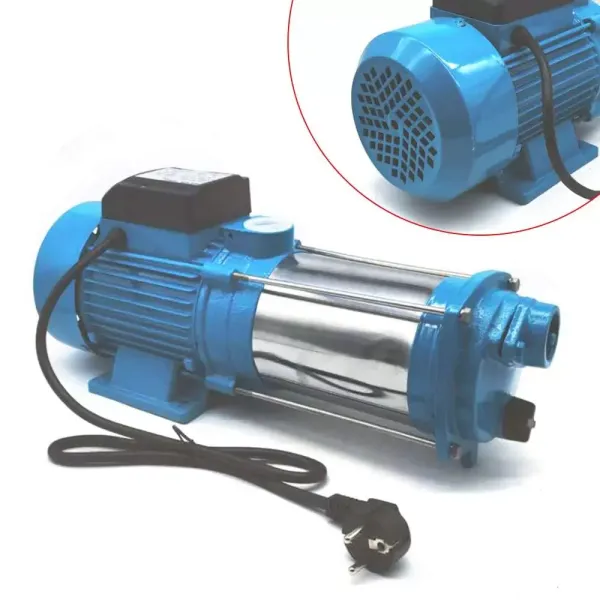 CNCEST Bomba centrífuga de jardín de 2500W, de acero inoxidable