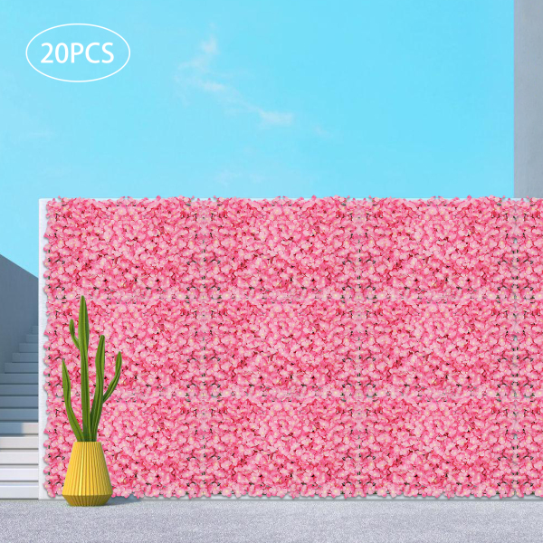 CNCEST 20 unidades de pared de flores para boda, 40 x 60 cm, flores artificiales CNCEST 20 unidades de pared de flores para boda, 40 x 60 cm, flores artificiales