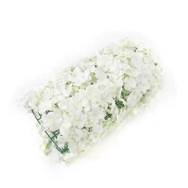 Lote de 10 paneles de flores artificiales de seda decorativos, decoración de pared de flores Lote de 10 paneles de flores artificiales de seda decorativos, decoración de pared de flores