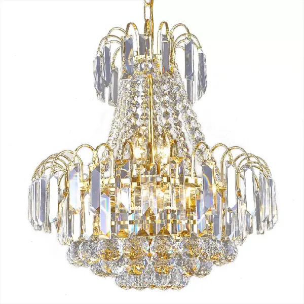 Lámpara de araña de cristal con forma de gota de agua, luz colgante de techo LED de montaje empotrado para comedor, baño, dormitorio, sala de estar
