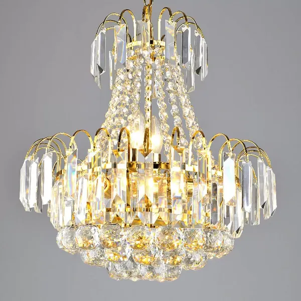Lámpara de araña de cristal con forma de gota de agua, luz colgante de techo LED de montaje empotrado para comedor, baño, dormitorio, sala de estar