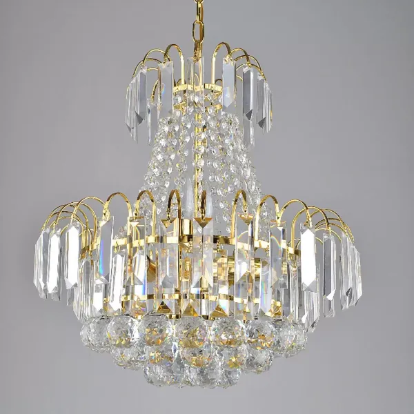 Lámpara de araña de cristal con forma de gota de agua, luz colgante de techo LED de montaje empotrado para comedor, baño, dormitorio, sala de estar