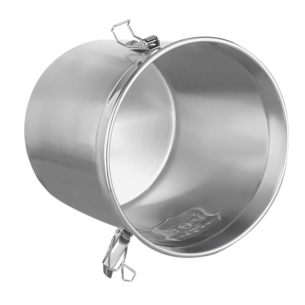 6L Recipiente de acero inoxidable para cereales con tapa, cubo de cocina, recipiente para harina, recipiente de almacenamiento para alimentos 6L Recipiente de acero inoxidable para cereales con tapa, cubo de cocina, recipiente para harina, recipiente de almacenamiento para alimentos