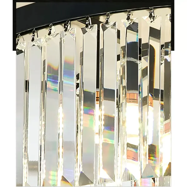 Lámpara de techo de dormitorio de cristal minimalista nórdico / con 110-220V (cabezal de lámpara E14) lámpara LED de 60 cm de luz neutra
