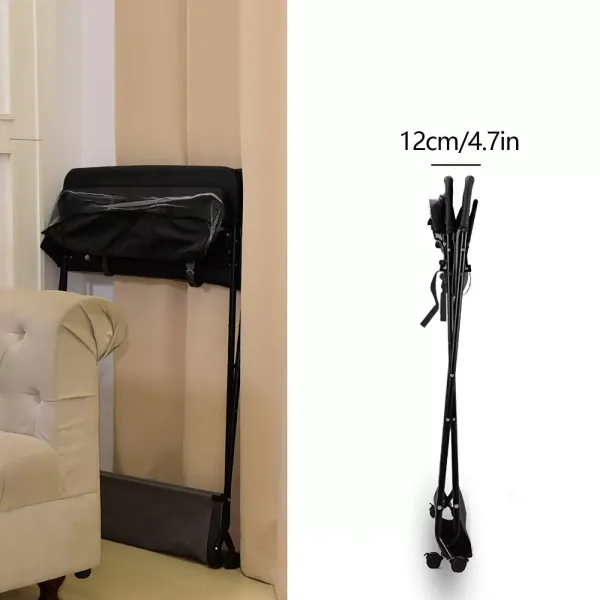 CNCEST Cambiador plegable con ruedas, cubeta 2 en 1, con colchoneta acolchada para bebés y niños(NEGRO)
