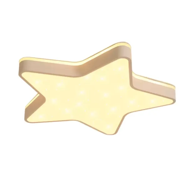 Plafón LED Creativo en forma de estrella, con mando a Distancia, 36 W