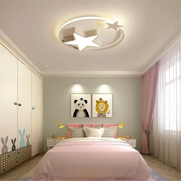 Lámpara de techo LED de 29 W, creativa, diseño de cielo estrellado, intensidad regulable Lámpara de techo LED de 29 W, creativa, diseño de cielo estrellado, intensidad regulable