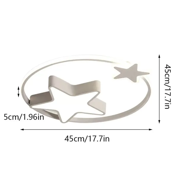 Lámpara de techo LED de 29 W, creativa, diseño de cielo estrellado, intensidad regulable Lámpara de techo LED de 29 W, creativa, diseño de cielo estrellado, intensidad regulable
