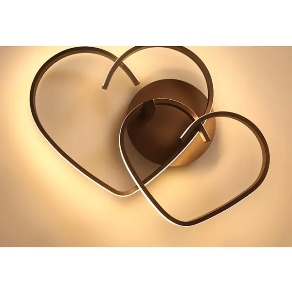 42 W Lámpara de techo en forma de corazón, regulable, con mando a distancia 42 W Lámpara de techo en forma de corazón, regulable, con mando a distancia