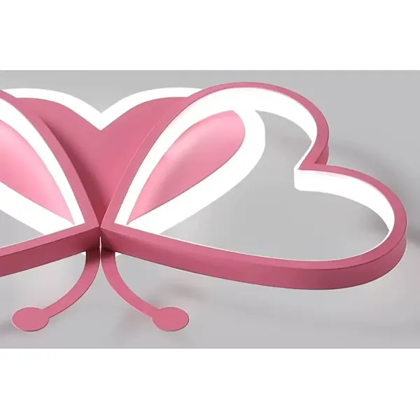 Lámpara LED en forma de mariposa de techo para habitación infantil, 220V, regulable
