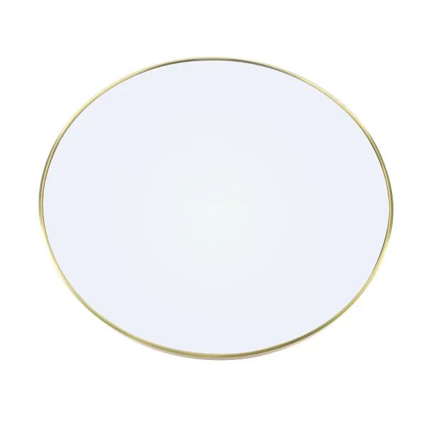 Espejo de pared redondo de estilo retro, para baño, decoración de pared, redondo, dorado, 80 cm Espejo de pared redondo de estilo retro, para baño, decoración de pared, redondo, dorado, 80 cm