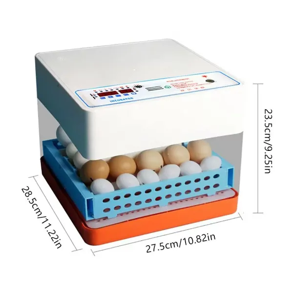 Incubadora 24 huevos Rotación automática  completamente