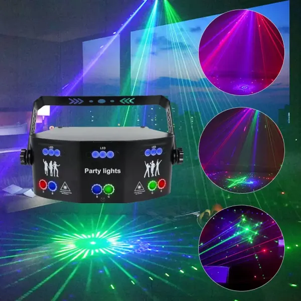 CNCEST 15 luces LED inalámbricas para fiestas, bailes, cumpleaños