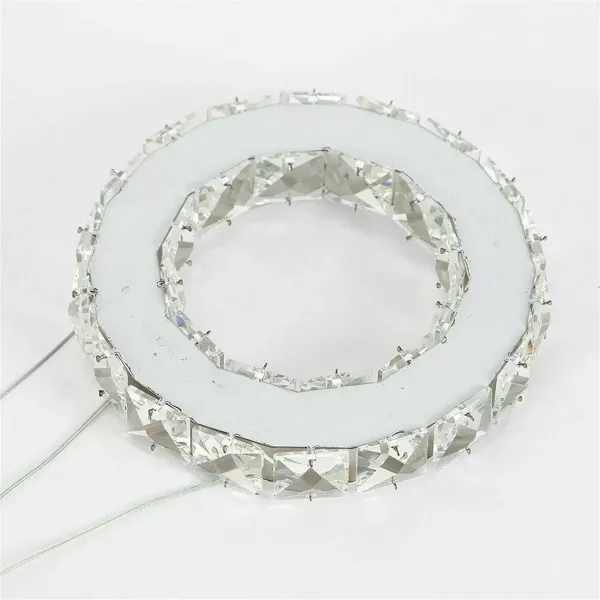 48 W regulable lámpara de techo LED cristal lámpara moderna creativa araña lámpara