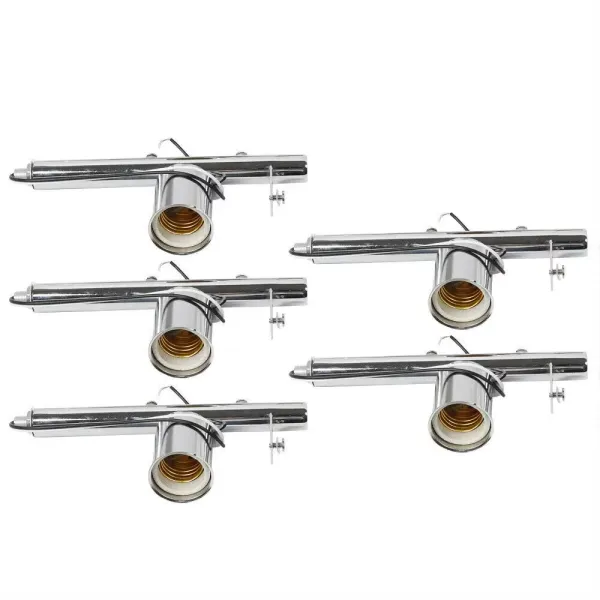 Lámpara de techo LED de cristal, moderna, ahorro de energía, ajustable, con mando a distancia (5 cabezas) Lámpara de techo LED de cristal, moderna, ahorro de energía, ajustable, con mando a distancia (5 cabezas)