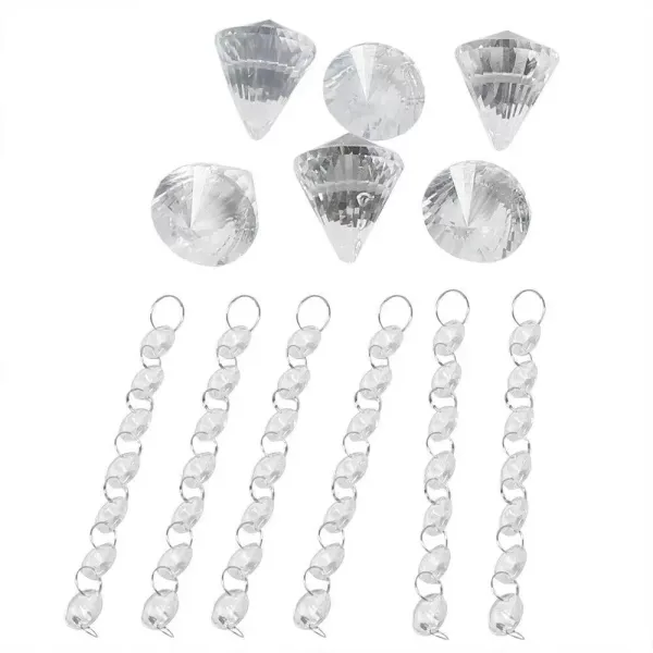 Lámpara de techo LED E27 de cristal acrílico, lámpara de techo de cristal, luz RGB con mando a distancia para pasillo