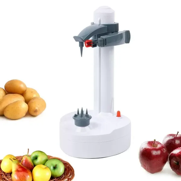 Pelador eléctrico multifunción de plástico para manzanas