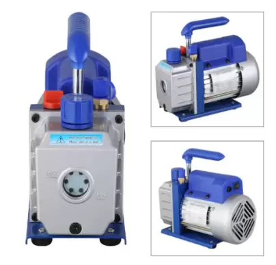 Bomba de vacío de 2,5 CFM de CNCEST, 220 ml de aceite, bomba de vacío, 180 W, 1/4 CV, 220 V
