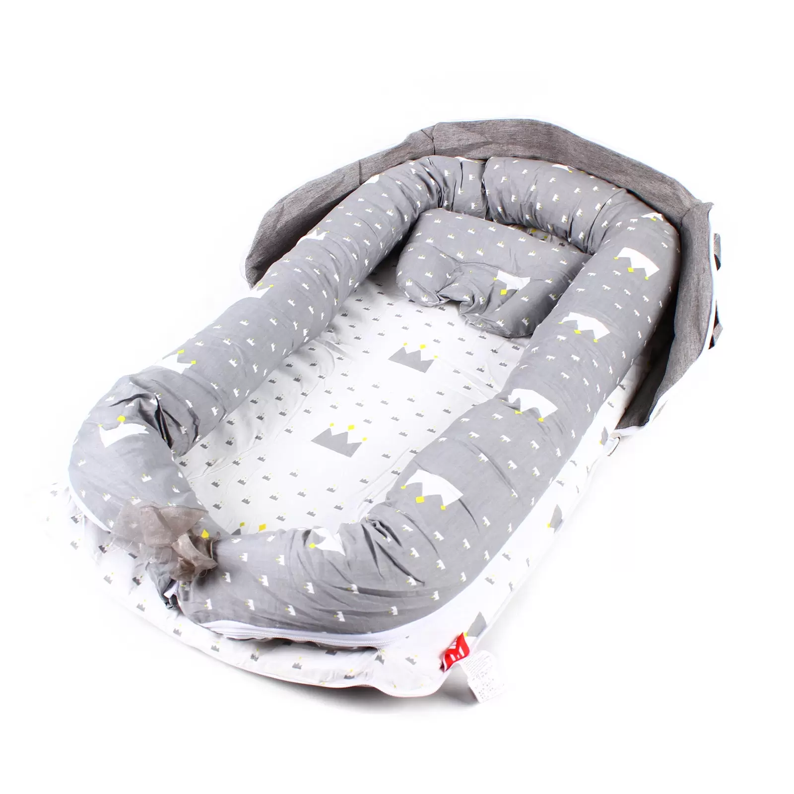 Nido de bebé recién nacido cuna bebé 85 x 45 cm, cama colchón nido bebé cojín de peinado 0-2 años
