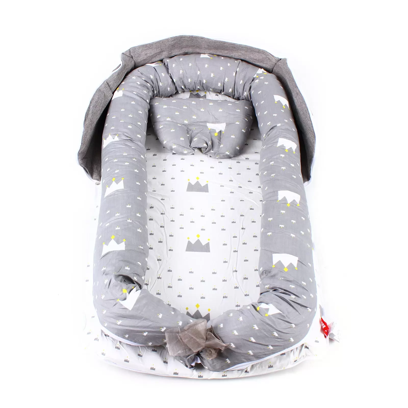 Nido de bebé recién nacido cuna bebé 85 x 45 cm, cama colchón nido bebé cojín de peinado 0-2 años