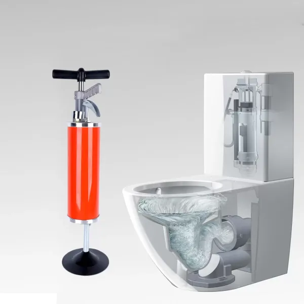 Limpiador de tuberías de presión de aspiración de aire comprimido, herramientas de limpieza con cono de goma de 10 cm Limpiador de tuberías de presión de aspiración de aire comprimido, herramientas de limpieza con cono de goma de 10 cm
