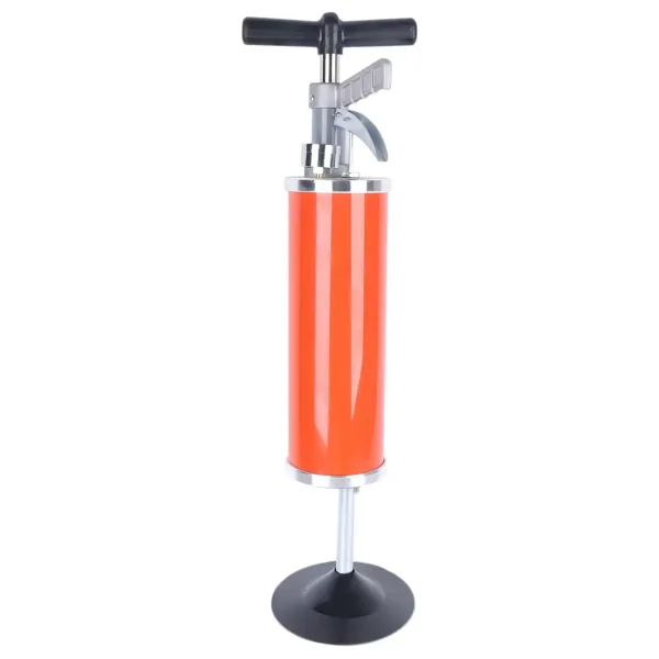 Limpiador de tuberías de presión de aspiración de aire comprimido, herramientas de limpieza con cono de goma de 10 cm