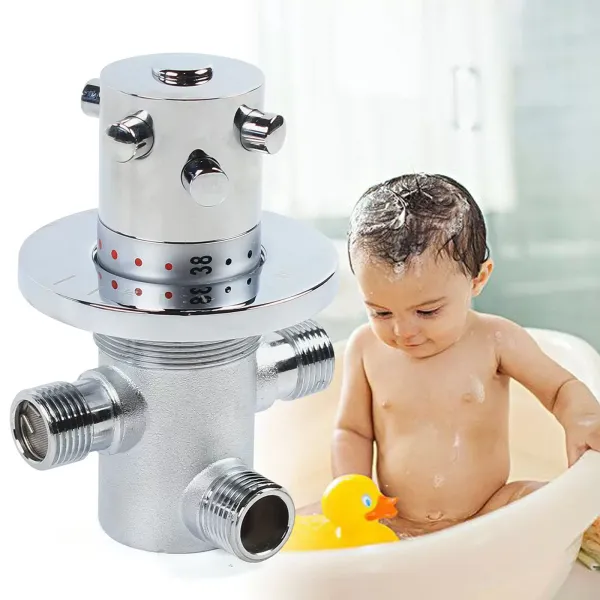 Válvula de conmutación de ducha, termostática mezcladora de control de temperatura del agua para sistema de ducha