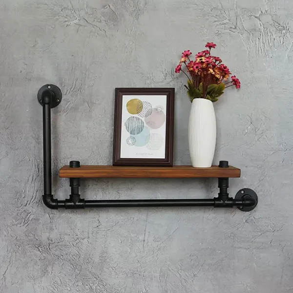 CNCEST Estante de pared para colgar, con tubos de metal CNCEST Estante de pared para colgar, con tubos de metal