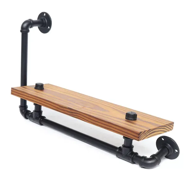 CNCEST Estante de pared para colgar, con tubos de metal