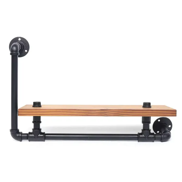 CNCEST Estante de pared para colgar, con tubos de metal