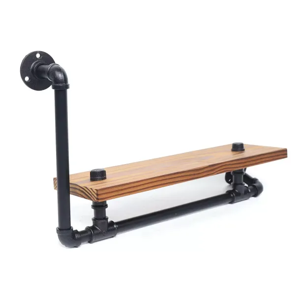 CNCEST Estante de pared para colgar, con tubos de metal