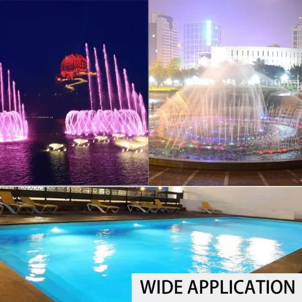 Iluminación de piscinas LED 18W RGB Iluminación subacuática LED