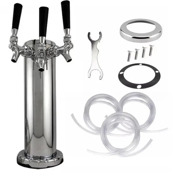 Dispensador de Grifo de Cerveza Torre de Cerveza y 3 dispensador de Grifo dispensador Cerveza de Grifo