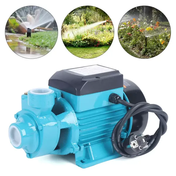 Bomba de circulación eléctrica, 220 V, 370 W, carcasa de hierro fundido, 2850 rpm, 2 m3/h, presión máxima de trabajo 10 bar