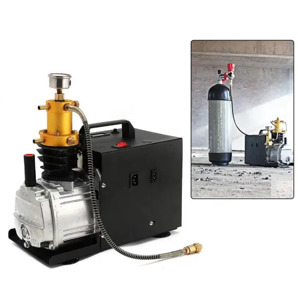 Bomba de aire de alta presión PCP Compresor de aire 300bar / 30Mpa / 4500PSI