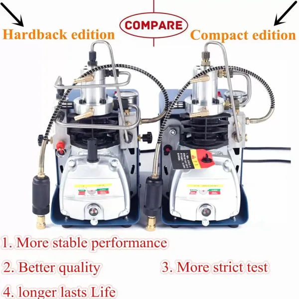 Bomba de aire de alta presión de 1800 W, 4500 psi, compresor de aire eléctrico PCP, 30 Mpa de refrigeración por agua
